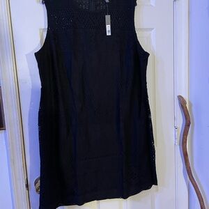 The Limited Black Textured Dress